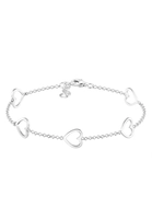 Elli Dames Hart Liefde Uitgesneden in 925 Sterling Zilver Rose Verguld Zilver