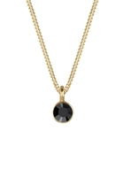 Elli dames basic must-have met kristallen in 925 sterling zilver verguld