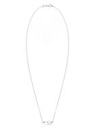 Elli dames verstrengelde harten in 925 sterling zilver rose goud verguld