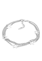 Elli Armband 3-Lagig Sterne 925 Sterling Silber
