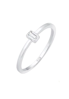 Elli PREMIUM Elli PREMIUM Ring Dames met Geo Topaas Steen Vintage in 925 Sterling Zilver