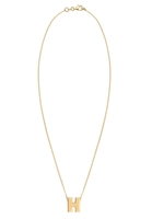 Elli Dames Letter H Initiaal Minimaal in 925 Sterling Zilver