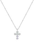 Elli Dames kogelketting met kristallen in 925 sterling zilver