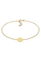 Elli Dames cirkel plaatje in basis geo look in 925 sterling zilver
