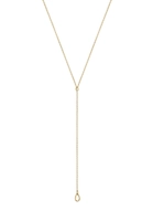 Elli Dames Y-keten drop in 925 Sterling Zilver vergoudet