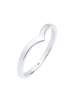 Elli Ring V-Stacking Geo Trend Blogger 925 Sterling Silber, 58 mm, silber