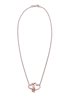 Elli DIAMONDS Dames Hart Liefde met Diamant (0.045 ct.) in 925 Sterling Zilver