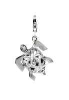 Nenalina Dames Hanger schildpad zee strand in 925 sterling zilver