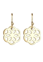 Elli Dames Bloem Ornament Cut-Out Speels in 925 Sterling Zilver