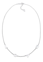 Elli Dames van @lleennyyy erwtenketting Love Wording in 925 Sterling Silver