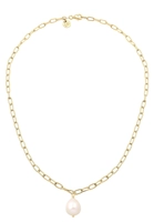 Elli PREMIUM Dames Vintage met Barok Zoetwater Gekweekte Parel in 925 Sterling Zilver Verguld