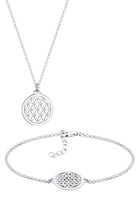 Elli Schmuckset Lebensblume 925 Sterling Silber