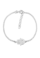 Nenalina Armband Hamsa Hand Symbol Ornament Anhänger 925 Silber