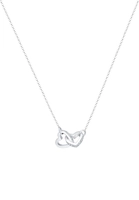 Elli Collierkettchen Herz Verbunden Swarovski Kristall 925 Silber
