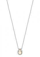 Esprit ESNL00301242 Ketting Fuse zilver rosekleurig 42-45 cm