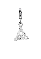 Nenalina Charm-Einhänger Anhänger Keltischer Knoten Dreieck 925 Silber