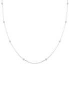 Elli Elli Halsketting Dames Eenzaam met Kristallen in 925 Sterling Zilver