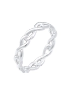 Elli Elli Ring Dames Infinity Oneindigheid Trend in 925 Sterling Zilver