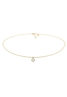 Elli PREMIUM Elli PREMIUM Ketting Dames Choker Basis Fonkelend met Kristal in 925 sterling zilver