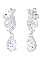 Elli PREMIUM Dames Ornament Hanger Elegant met Zirconia Stenen in 925 Sterling Zilver