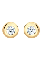 Diamore Paar Ohrstecker Basic Diamant (006 ct) 925 Silber Geschenkidee