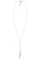 Elli Collierkettchen Feder Y-Kette Boho Trend 925 Silber