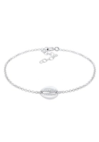 Elli Armband Muschel Anhänger Meer Strand 925 Sterling Silber, 16 cm, silber, cm