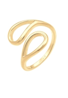 Elli Fingerring Tropfen Look Offen Verstellbar 925er Silber