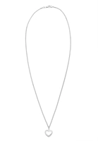 Diamore Collierkettchen Herz Filigran Diamant (002 ct) 925 Silber