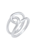 Elli Dames Knopen Trend Minimaal Blogger in 925 Sterling Zilver