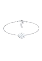 Elli Dames kompas Wanderlust Talisman in 925 Sterling Zilver