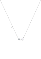 Elli Dames Sterren Hanger Filigraan met Kristallen in 925 Sterling Zilver