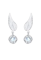 Elli Dames Oorclimber Vleugels met kristallen in 925 Sterling Zilver