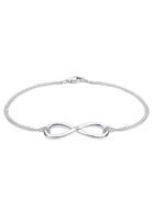 Elli DIAMONDS Dames Infinity Hanger Basic met Diamant (0,03 ct.) in 925 Sterling Zilver Zilver