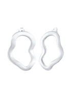 Elli Oorbellen Hanger Organic Look Mat Basic Blogger 925 Zilver