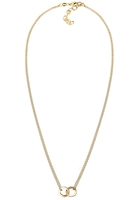 Elli dames cirkel laag in 925 sterling zilver verguld