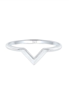 Elli Dames V Vorm Basic Trend in 925 Sterling Zilver Zilver