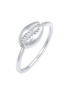 Elli Fingerring Kaurimuschel Sommer Meer Urlaub Trend 925 Silber