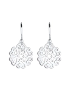 Elli Dames Ornament Hart Sterren in 925 Sterling Zilver Rose Goud Geplateerd