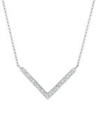 Elli Collierkettchen V-Kette Swarovski Kristalle 925 Silber