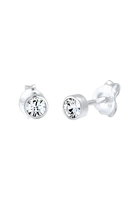 Elli Dames Basis Oorsteker met Kristallen in 925 Sterling Zilver