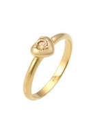 Elli Fingerring Herz Symbol Verlobung Valentin Zirkonia 925 Silber