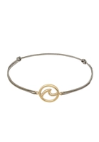 Elli Armband Welle Strand Maritim Nylon Band Trend 925er Silber