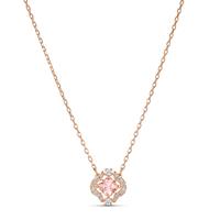 swarovskisieraden Swarovski 5514488 - Sparkling Dc Necklace Cl - Rosékleur - Ketting