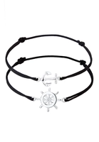 Elli Armband Set Set Anker Steuerrad Freundschaft 925er Silber