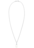 Elli DIAMONDS Dames Zoetwater Gekweekte Parel Diamant (0.04 ct.) in 925 Sterling Zilver