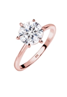 Elli Dames Verlovingsring met Kristallen in 925 Sterling Zilver