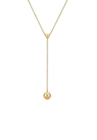 Elli Dames Y-ketting bal hanger Basic Geo Look 925 Sterling Zilver verguld