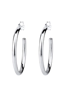 Elli Dames Creolen Open Basis Minimaal in 925 Sterling Zilver