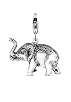 Nenalina Nenalina Bedel Dames Bedeltjeshanger Olifant Dier Reizen Trend Blogger in verguld 925 Sterling Zilver